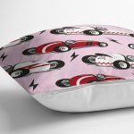 - K4909-Gorsel-2 - Realhomes Realhomes Yarış Arabalı Dijital Baskılı Modern Kırlent Kılıfı Realhomes