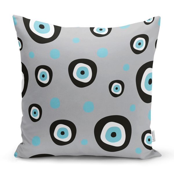 - K4928-Gorsel - Realhomes  Realhomes Bulutlara Sarılmış Ayıcıklar Dijital Baskılı Modern Yastık Kılıfı Realhomes