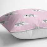 - K4932-Gorsel-2 - Realhomes  Realhomes Bulutlara Sarılmış Ayıcıklar Dijital Baskılı Modern Yastık Kılıfı Realhomes