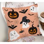 - K4935-Gorsel-1 - Realhomes  Realhomes Balkabağı ve Casper Dijital Baskılı Modern Yastık Kılıfı Realhomes