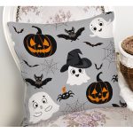 - K4936-Gorsel-1 - Realhomes  Realhomes Balkabağı ve Casper Dijital Baskılı Modern Yastık Kılıfı Realhomes