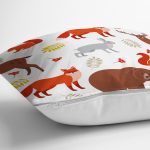 - K4947-Gorsel-2 - Realhomes  Realhomes Sevimli Hayvanlar Desenli Dijital Baskılı Modern Yastık Kılıfı Realhomes