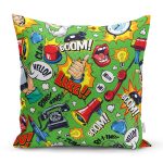 - K4954-Gorsel - Realhomes  Realhomes Dijital Baskılı Modern Kırlent Kılıfı Realhomes