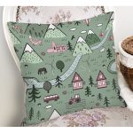 Realhomes Dijital Baskılı Modern Kırlent Kılıfı Realhomes