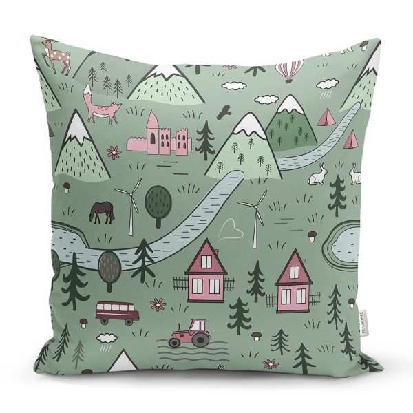 - K4958-Gorsel - Realhomes  Realhomes Dijital Baskılı Modern Kırlent Kılıfı Realhomes