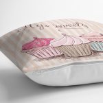 - K503-Gorsel-2 - Realhomes Cup Cake Dijital Baskılı Modern Yastık Kırlent Kılıfı Realhomes