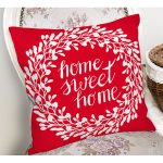 Home Sweet Home Dijital Baskılı Dekoratif Yastık Kırlent Kılıfı Realhomes