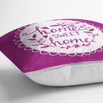 Home Sweet Home Dijital Baskılı Dekoratif Yastık Kırlent Kılıfı Realhomes