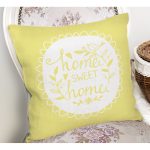 - K511-Gorsel-1 - Realhomes  Home Sweet Home Dijital Baskılı Dekoratif Yastık Kırlent Kılıfı Realhomes