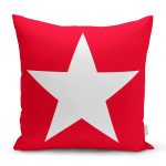 - K512-Gorsel - Realhomes Modern Yıldız Desen Dijital Baskılı Dekoratif Yastık Kırlent Kılı Realhomes