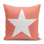 - K513-Gorsel - Realhomes  Modern Yıldız Desenli Dijital Baskılı Dekoratif Yastık Kırlent Kı Realhomes