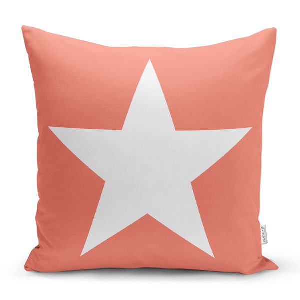 - K513-Gorsel - Realhomes  Modern Yıldız Desenli Dijital Baskılı Dekoratif Yastık Kırlent Kı Realhomes