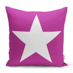 - K514-Gorsel - Realhomes Modern Yıldız Desenli Dijital Baskılı Dekoratif Yastık Kırlent Kı Realhomes
