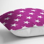 Modern Yıldız Desenli Dijital Baskılı Dekoratif Yastık Kırlent Kı Realhomes