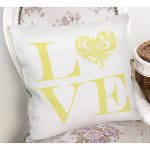 Aşk Temalı Dijital Baskılı Dekoratif Yastık Kırlent Kılıfı Realhomes