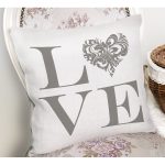 Aşk Temalı Dijital Baskılı Dekoratif Yastık Kırlent Kılıfı Realhomes