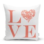 - K533-Gorsel - Realhomes Aşk Temalı Dijital Baskılı Dekoratif Yastık Kırlent Kılıfı Realhomes