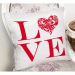 Aşk Temalı Dijital Baskılı Dekoratif Yastık Kırlent Kılıfı Realhomes