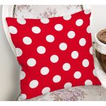 - K542-Gorsel-1 - Realhomes  Puantiyeli Dijital Baskılı Dekoratif Yastık Kırlent Kılıfı Realhomes