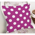 - K544-Gorsel-1 - Realhomes Puantiyeli Dijital Baskılı Dekoratif Yastık Kırlent Kılıfı Realhomes