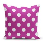 - K544-Gorsel - Realhomes Puantiyeli Dijital Baskılı Dekoratif Yastık Kırlent Kılıfı Realhomes