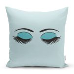 - K563-Gorsel - Realhomes Modern Kirpik Dijital Baskılı Dekoratif Yastık Kırlent Kılıfı Realhomes