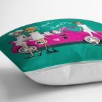 - K571-Gorsel-2 - Realhomes  Fashion Girl Dijital Baskılı Modern Yastık Kırlent Kılıfı Realhomes