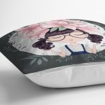 Fashion Girl Dijital Baskılı Modern Yastık Kırlent Kılıfı Realhomes