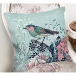 - K65-Gorsel-1 - Realhomes  Kuş Motifli Dijital Baskılı Dekoratif Yastık Kırlent Kılıfı Realhomes