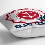 Çapa Desen Dijital Baskılı Dekoratif Yastık Kırlent Kılıfı Realhomes