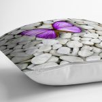 - K710-Gorsel-2 - Realhomes  Modern Kelebek Dijital Baskılı Dekoratif Yastık Kırlent Kılıfı Realhomes