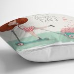 Fashion Girl Dijital Baskılı Modern Yastık Kırlent Kılıfı Realhomes