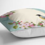 - K733-Gorsel-2 - Realhomes Modern Kuş Desenli Dijital Baskılı Dekoratif Yastık Kırlent Kılıf Realhomes