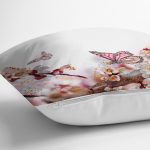 Modern Kelebek Dijital Baskılı Dekoratif Yastık Kırlent Kılıfı Realhomes