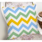 - K752-Gorsel-1 - Realhomes Zigzag Desen Dijital Baskılı Dekoratif Yastık Kırlent Kılıfı Realhomes