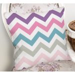 - K753-Gorsel-1 - Realhomes  Zigzag Desen Dijital Baskılı Dekoratif Yastık Kırlent Kılıfı Realhomes