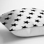 Modern Yıldız Desenli Dijital Baskılı Dekoratif Yastık Kırlent Kı Realhomes