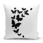 Modern Kelebek Dijital Baskılı Dekoratif Yastık Kırlent Kılıfı Realhomes