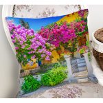 - K770-Gorsel-1 - Realhomes Çiçek Temalı Dijital Baskılı Dekoratif Yastık Kırlent Kılıfı Realhomes