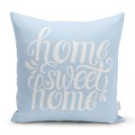 - K776-Gorsel - Realhomes Home Sweet Home Dijital Baskılı Yastık Kırlent Kılıfı Realhomes
