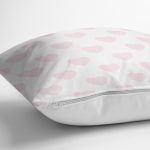 Kalp Desen Dijital Baskılı Yastık Kırlent Kılıfı Realhomes