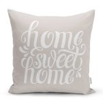 Home Sweet Home Dijital Baskılı Yastık Kırlent Kılıfı Realhomes