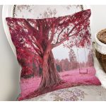 - K803-Gorsel-1 - Realhomes  Ağaç Temalı Dijital Baskılı Yastık Kırlent Kılıfı Realhomes