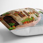 - K807-Gorsel-2 - Realhomes  Manzara Temalı Dijital Baskılı Yastık Kırlent Kılıfı Realhomes