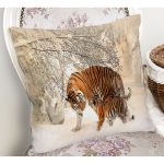 - K813-Gorsel-1 - Realhomes  Leopar Desenli Dijital Baskılı Yastık Kırlent Kılıfı Realhomes