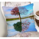 - K824-Gorsel-1 - Realhomes  Manzara Desen Dijital Baskılı Yastık Kırlent Kılıfı Realhomes