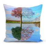 - K824-Gorsel - Realhomes  Manzara Desen Dijital Baskılı Yastık Kırlent Kılıfı Realhomes