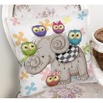 - K830-Gorsel-1 - Realhomes  Modern Fil Desen Dijital Baskılı Yastık Kırlent Kılıfı Realhomes