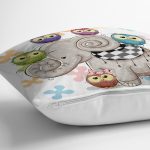 - K830-Gorsel-2 - Realhomes  Modern Fil Desen Dijital Baskılı Yastık Kırlent Kılıfı Realhomes