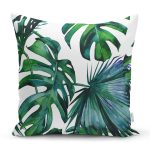 Yaprak Desen Dijital Baskılı Yastık Kırlent Kılıfı Realhomes